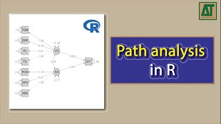 Path analysis in R  SEM  Lavaan [upl. by Proudlove675]