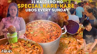 Ubos ang 21 malaking KALDERO o halos 250 KILOS ng KAREKARE every sunday sa Caloocan Ang daming TAO [upl. by Carita]