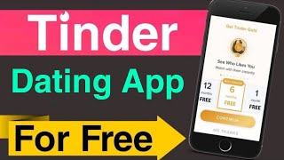 How to Use Tinder For Free in India  Tinder App me Free Chat Kaise Kare [upl. by Armat883]