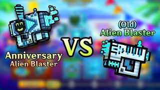 Anniversary Alien Blaster VS Old Alien Blaster  Pixel Gun 3D [upl. by Noremac]