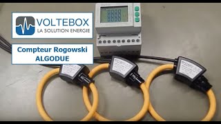 Présentation compteur électrique triphasé avec sonde Rogowski UPM209RGW ALGODUE [upl. by Erdnua960]