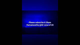 Un Marbil Vizhi Moodi Karaoke Track for Female Singers by Ramamoorthy 60 voice of 20 [upl. by Ripleigh]