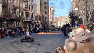 🏎️ ¡Exhibición de Quads en calle las farolas Medina del Campo 😍🔥📅 Motauros  Sábado 20 enero 2024 [upl. by Veriee]