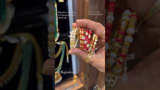 Just 46grm🥳Woow Gold Beads with CoralkarimaniPearl baby Bangles🪙subscribenecklaceviral [upl. by Augustina]