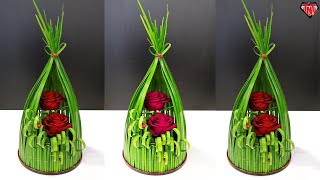 How To Make A Paper Showpiece  Paper Flowers Arrangements Ideas  DIY Paper Flower Home Decor Craft [upl. by Revell762]