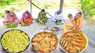 আজ বাঁধাকপি এমনভাবে রান্না করলাম সবাই বলে এই প্রথম খেলাম সাথে তোপসে মাছ আর ফেসা মাছ রান্না [upl. by Aerua]