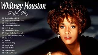 Whitney Houston Greatest Hits Full Album  Whitney Houston Best Song Ever All Time [upl. by Flossy680]