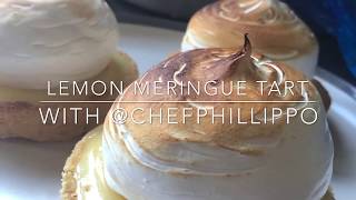 lemon meringue tart with chefphillippo [upl. by Holly]