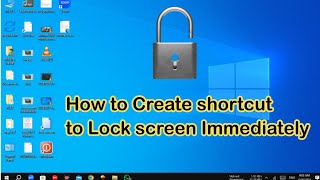 lock laptop screen immediately  Create a shortcut to lock screec screenlock 2024 youtube [upl. by Giraud]