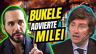 ➡️La ADVERTENCIA de Nayib BUKELE a Javier MILEI [upl. by Ennair578]