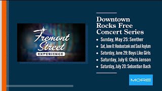 Fremont Street Experience Free Concert Series [upl. by Meredi]