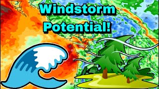 Windstorm Potential and the Extended Forecast [upl. by Onirefes]