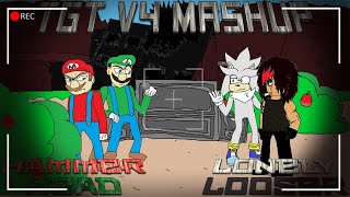 FNF TGT V4 MASHUP HammerHead x Lonely Looser Mario amp Luigi vs Silver amp Alex [upl. by Kirt]