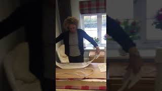 How to make a buckram pelmet part 1 [upl. by Ajax]