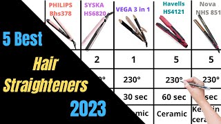 Best Hair Straightener in India 2023 Phillips vs Syska vs Vega vs Havells vs Nova Hair Straightener [upl. by Parthen]