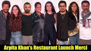 Arpita Khans Restaurant Launch Merci  Sohail Khan Arshad Warsi Ekta Kapoor amp More [upl. by Gardener]