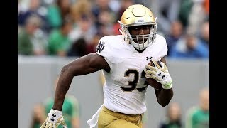 Josh Adams Highlights Notre Dame vs NC State [upl. by Beshore]