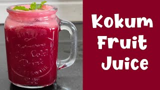 Kokum Fruit Juice  How to Make Fresh Kokum Juice  Kokum Sharbat  Garcinia Indica Juice [upl. by Farl]