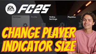 How To Change Player Indicator Size On FC 25 [upl. by Modern511]