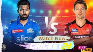 CRICKET 24 IPL Match MI VS SRH Watch Now Guys  gameonfire short cricket shortsfeed ipl [upl. by Rusert]