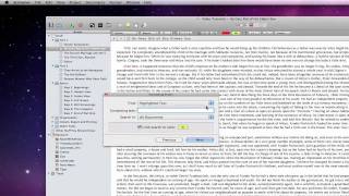 Scrivener 2 Basics  Revision Mode Mac Only [upl. by Frame342]