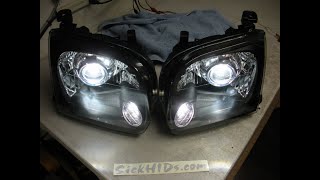 0506 Toyota Tundra  Sequoia 30  55 Watt HIDBiXenon Projector RetroFit by Sick HIDs [upl. by Gnal]