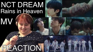 NCT DREAM Rains in Heaven MV REACTION [upl. by Ecirtnom755]