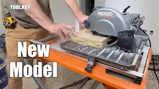 RIDGID R4031S 7 Wet Tile Saw Review [upl. by Yasibit702]