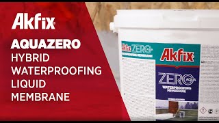 Akfix Hybrid Waterproofing Liquid Membrane [upl. by Ahcsim]