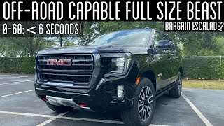 2022 GMC Yukon AT4 62 TEST DRIVEFULL REVIEW [upl. by Terchie456]