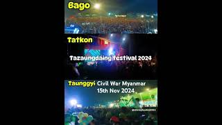 Civil War Vs Tazaungdaing festival [upl. by Silecara]