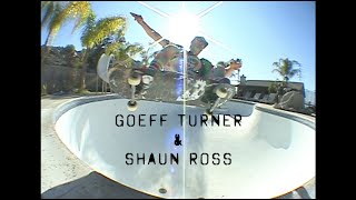 GEOFF TURNER and SHAUN ROSS BuiltToSkate Backyards [upl. by Ahsyekat610]