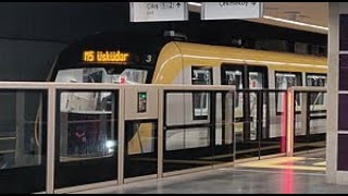 M5 Metro hattı Sancaktepe Çekmeköy uzak çekim seyahat [upl. by Ahselrak590]