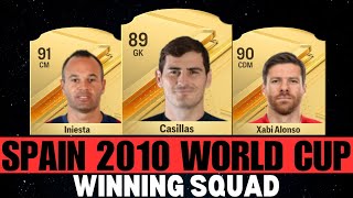 Spain 2010 World Cup Winning Squad [upl. by Nomrah]