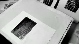 Nina Klimovskaya  mezzotint  process video BPEI 2023 [upl. by Ecinnaj67]