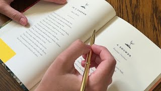 ASMR  softly spoken poetry reading with pointer  “Favorite Poems for the Garden” [upl. by Arman]