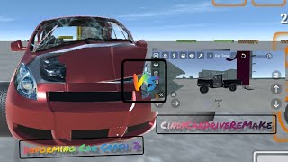 Deforming Car Crash 2 VS CindyCarDriveReMaKe [upl. by Saihtam343]