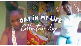 Collective vlog grocery haul cleaning my room [upl. by Fanchon10]