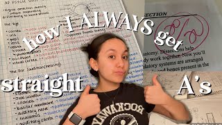 how to be a straight A student… 💌how to ALWAYS get good grades [upl. by Uriisa]