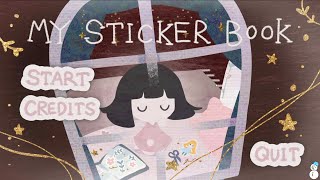 『MY STICKER BOOK』お化けを怖がってる女の子を助けてあげましょう！MY STICKER BOOK 英語読めないよ ゲーム実況 ゲーム女子 もち雪だるま [upl. by Rolfe]