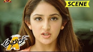 Akhil Fools Brahmanandam And Saves Sayesha From Mambo  Akhil Movie Scenes [upl. by Lemmor37]