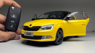 Most Realistic Skoda Fabia Hatchback 118 Scale Diecast Car Unboxing [upl. by Asirralc203]