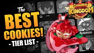 The BEST Cookies to Build TIER LIST Cookie Run Kingdom [upl. by Inafit]