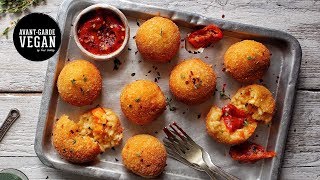 ARANCINI WITH MOZZARELLA Risotto balls  avantgardevegan by Gaz Oakley [upl. by Tubb703]