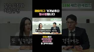 해외직구 가격낮추다 밀수범 됩니다 2024 [upl. by Storz]