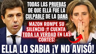 MAZÓN HUNDE a TERESA RIBERA🔥¡¡SACA las PRUEBAS que DEMUESTRAN que ELLA FUE la CULPABLE de la DANA🔥 [upl. by Nyraa240]