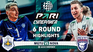 MGTU vs Nova  HIGHLIGHTS  6 Round  Pari SuperLeague 2025 [upl. by Britney]