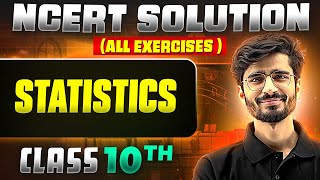 Statistics  Complete NCERT WITH BACK EXERCISE in 1 Video  Class 10th [upl. by Yeldua]