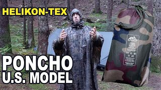 HELIKONTEX  PONCHO US MODEL  TRE GIORNI SOTTO LACQUA [upl. by Kenweigh]