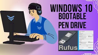 How To Make A Windows 10 Bootable Pen Drive For FREE Create A Bootable Pen Drive For Windows 10 [upl. by Cirnek]